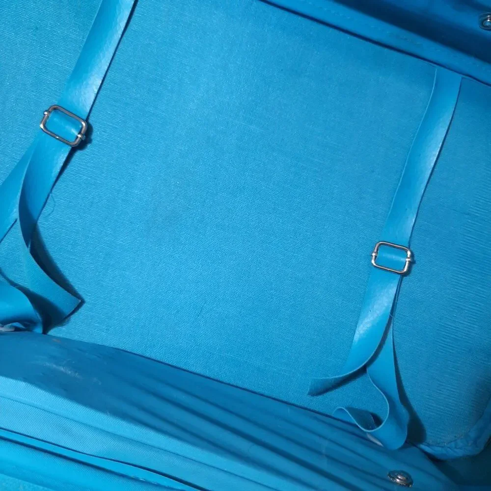 Vintage I heart love Grama kids Soft Suitcase Just Visiting Blue luggage Grandma